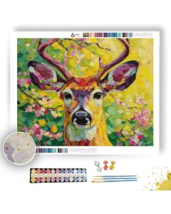 FOCUSED STARE - Paint by Numbers Full Kit