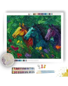 BLOOMING MOTION - Paint by Numbers Full Kit