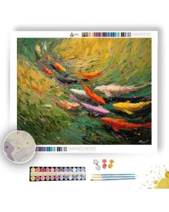 FLOWING GROUND - Paint by Numbers Full Kit