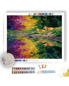 FLOWING MOMENT - Paint by Numbers Full Kit