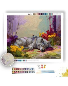 FLOWING SPACE - Paint by Numbers Full Kit