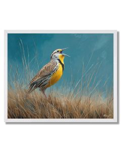 MEADOWCALL LARK - FRAMED