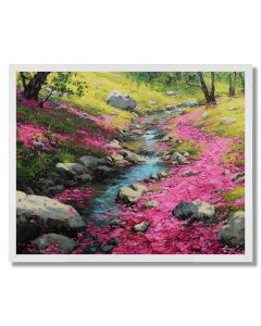 PETALRIM STREAM - FRAMED