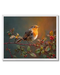 ROBIN MORNING CALL - FRAMED