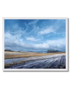 MORNING THAW FIELDS - FRAMED