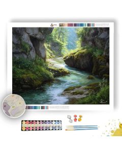 STREAMBEND AWAKENING - Paint by Numbers Full Kit