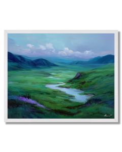 VERNAL QUIET LAND - FRAMED