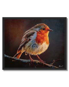 EMBERCREST ROBIN - FRAMED
