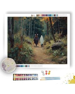 FOREST PATH SHARED SPELL - Paint by Numbers Full Kit