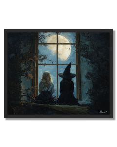 MOONWINDOW SPELL FRIENDS - FRAMED