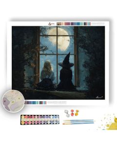 MOONWINDOW SPELL FRIENDS - Paint by Numbers Full Kit