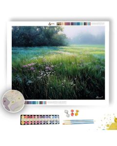 MORNING DEW MEADOW - Paint by Numbers Full Kit