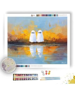 CHEERFUL LAKE - Paint by Numbers Full Kit