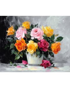 BRIGHT ARRANGEMENT - Paint by Numbers Full Kit