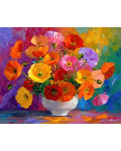 LIVELY PETALS - Paint by Numbers Full Kit