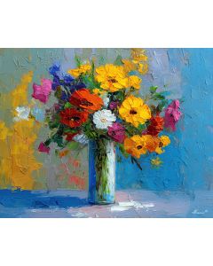VIVID BLOOMS - Paint by Numbers Full Kit