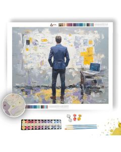 MODERN AGENDA - Paint by Numbers Full Kit