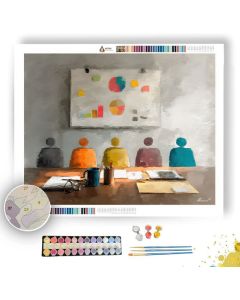 FOCUSED DESK - Paint by Numbers Full Kit
