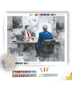 SHARED DISCUSSION B&W - Paint by Numbers Full Kit
