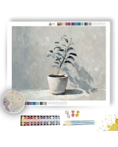 BUILT ARRANGEMENT B&W - Paint by Numbers Full Kit