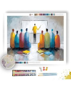 QUIET OFFICE - Paint by Numbers Full Kit