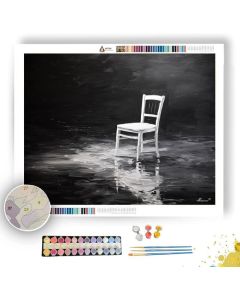 CALM FLOW B&W - Paint by Numbers Full Kit