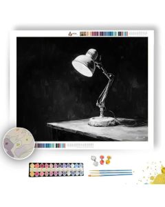CLEAR SETTING B&W - Paint by Numbers Full Kit
