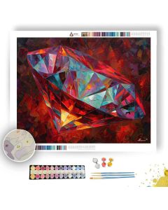 GLOWING PATTERN - Paint by Numbers Full Kit