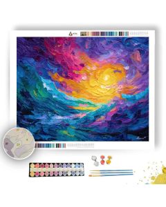RISING FRAME - Paint by Numbers Full Kit
