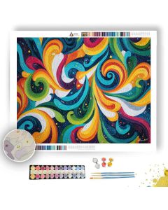 CLEAN PATTERN - Paint by Numbers Full Kit