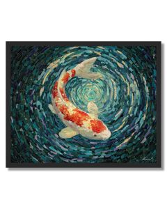 GLOWING FIGURE - FRAMED