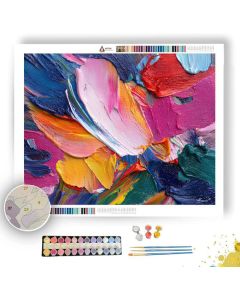 BRIGHT FLOW - Paint by Numbers Full Kit