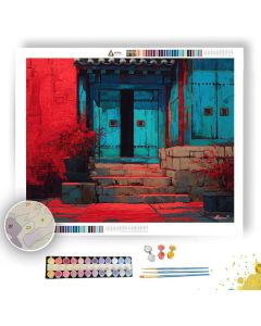 BROKEN SCENE - Paint by Numbers Full Kit