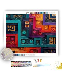 GLOWING RHYTHM - Paint by Numbers Full Kit