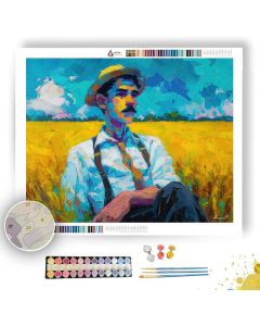 CALM FIELD - Paint by Numbers Full Kit