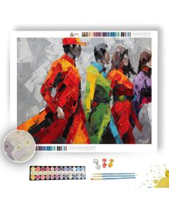 DYNAMIC STRUCTURE - Paint by Numbers Full Kit
