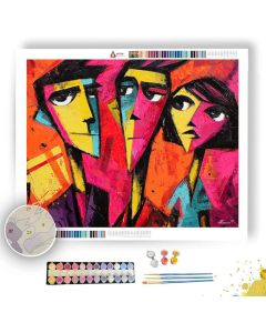 MODERN SHAPE - Paint by Numbers Full Kit