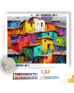 INTENSE TOWN - Paint by Numbers Full Kit