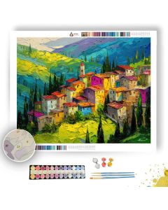 GOLDEN VILLAGE - Paint by Numbers Full Kit