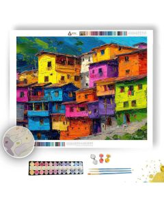 VIVID TOWN - Paint by Numbers Full Kit