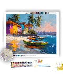 JOYFUL CITY - Paint by Numbers Full Kit
