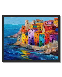 JOYFUL VILLAGE - FRAMED
