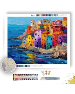 JOYFUL VILLAGE - Paint by Numbers Full Kit