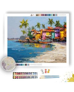 GOLDEN TOWN - Paint by Numbers Full Kit