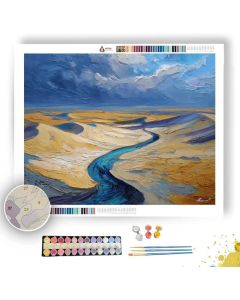 FLOWING SCENE - Paint by Numbers Full Kit