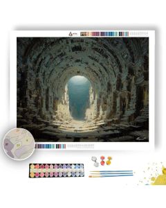 ANCIENT STRUCTURE - Paint by Numbers Full Kit