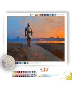 GLOWING CYCLE - Paint by Numbers Full Kit