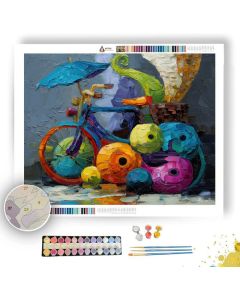 BRIGHT CYCLE - Paint by Numbers Full Kit