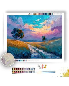 WINDY PATH - Paint by Numbers Full Kit