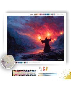 BURNING ECHO - Paint by Numbers Full Kit